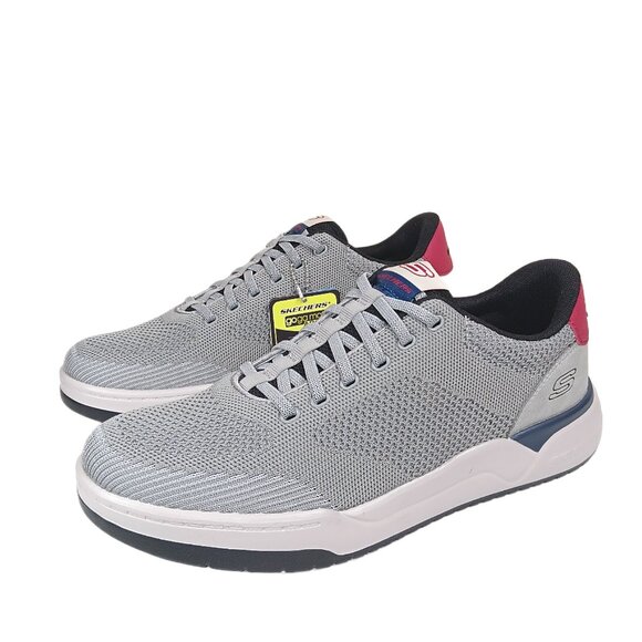 Skechers Corliss Dorset Court Sneakers Mens 9.5 Gray Streetwear Relaxed Fit New - Picture 1 of 5